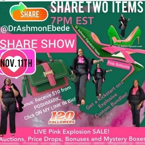 🥳LIKE FOR SHARE SHOW Notifications LIVE SHARE SHOW ON NOV 1OTH & BUNDLE 2 ITEMS